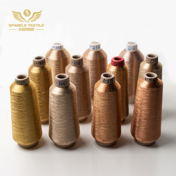 Embroidery Metallic Thread Copper